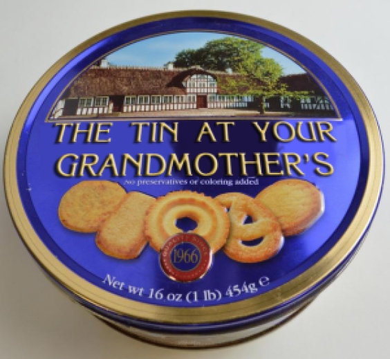 Tin At Your Grandmother's Cookies